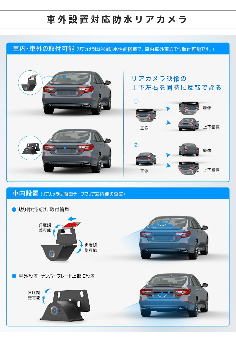 autoーvox 2ドライブレコーダー ミラー型 コレクション