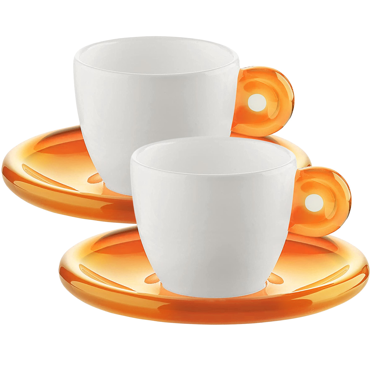 カップ　コップ　2個セット　  グッチーニ（guzzini） エスプレッソカップ ソーサー付き 2個セット