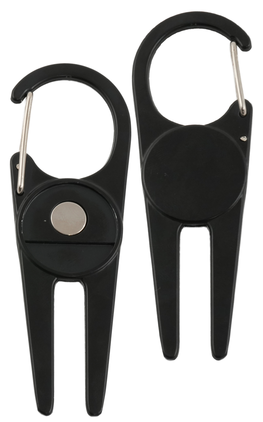 ゴルフ グリーンフォーク カラビナフック付き ゴルフマーカー装着可能 ゴルフ用品 ゴルフラウンド コース 芝修正 マーカー ピン 目印 練習用  練習道具 | ブランド登録なし | 01