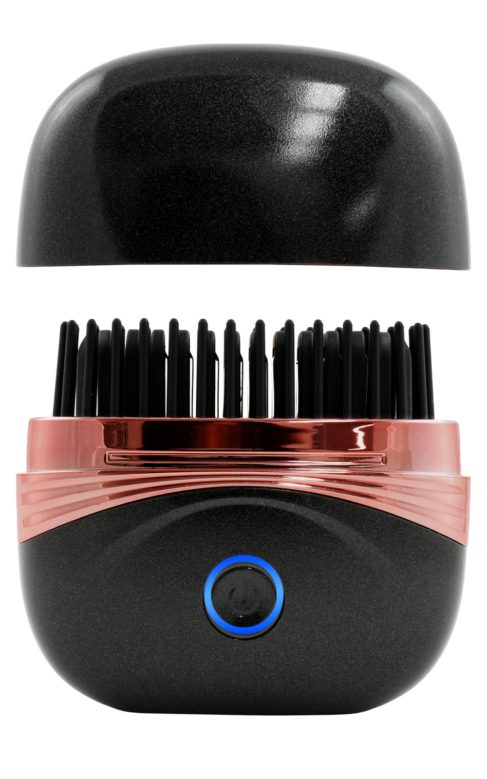 USB充電式 ヒートブラシ ホットブラシ ポータブル コードレス ヘアアイロン 160℃/180℃温度設定 超軽量130g 手の平サイズ 持ち運び ヘアケア 髪の毛 美容機器 | ブランド登録なし | 01