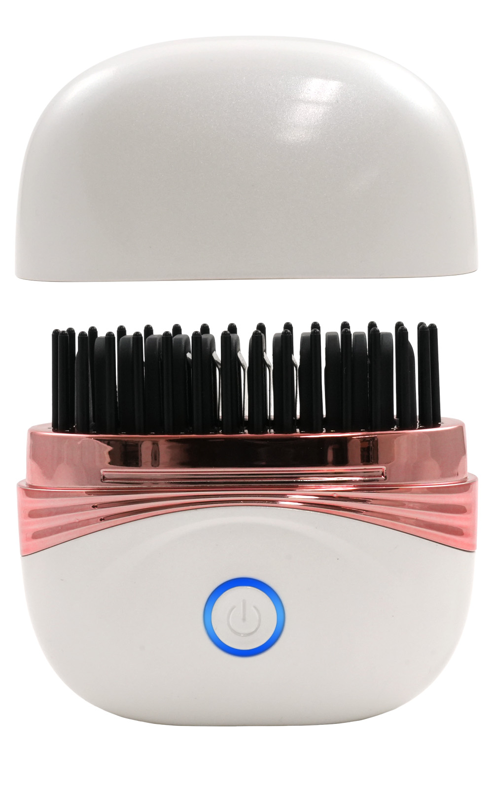 USB充電式 ヒートブラシ ホットブラシ ポータブル コードレス ヘアアイロン 160℃/180℃温度設定 超軽量130g 手の平サイズ 持ち運び ヘアケア 髪の毛 美容機器 | ブランド登録なし | 02