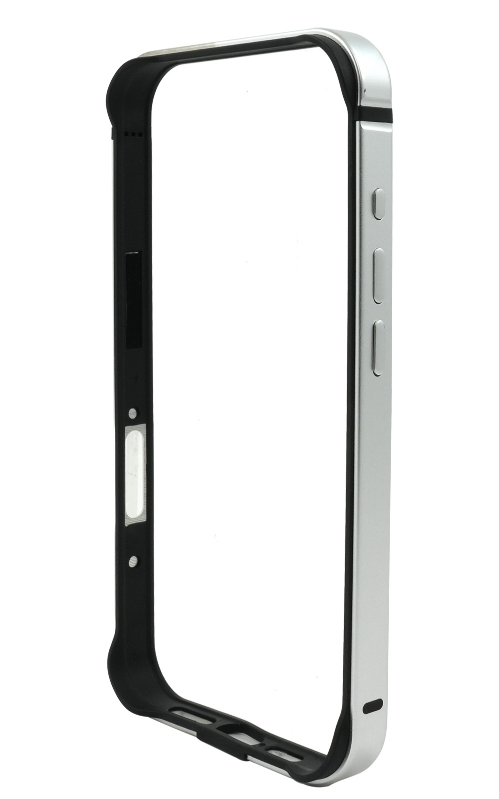 iPhone用 ブラック ホワイト バンパーフレーム PLATA iPhone16シリーズ対応 アルミバンパーフレーム バンパー