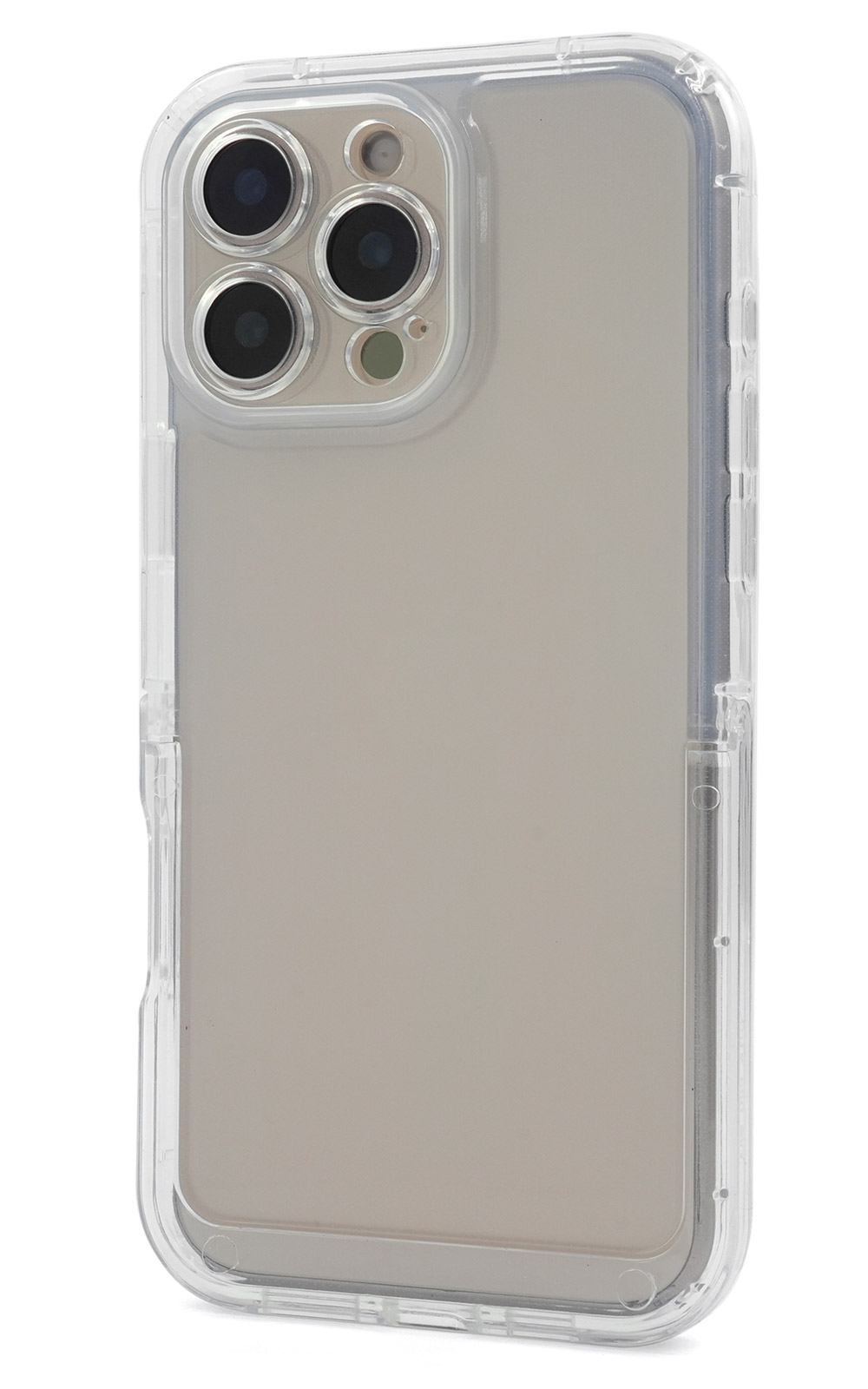 PLATA（プラタ） iPhone16シリーズ対応 スタンド付き クリアケース