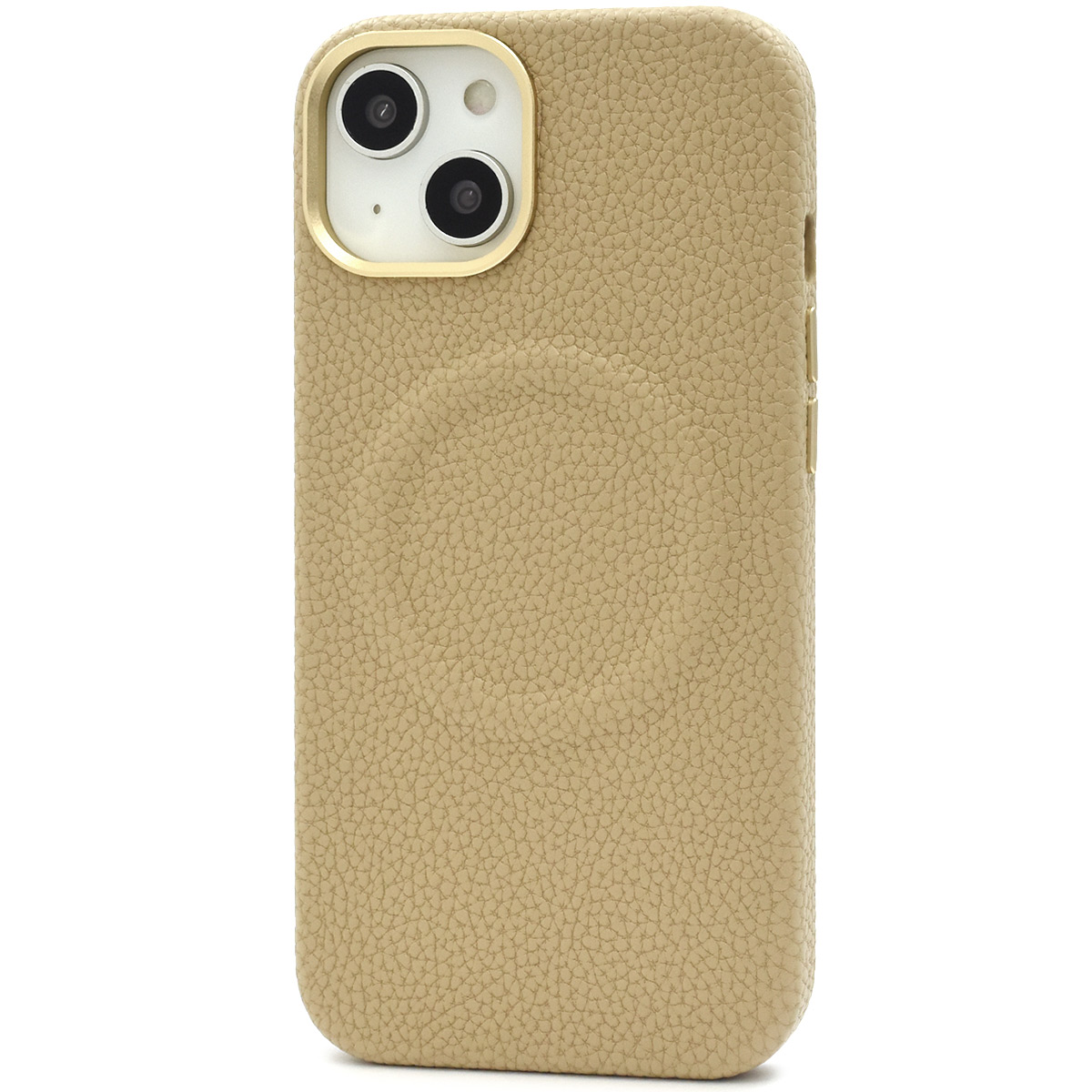 iPhone 14 (6.1インチ)専用   MagSafe対応 カラー シュリンクレザーケース 背面保護 バックケース　保護カバー アイホンケース アイフォンケース 14 2022年｜tabemore｜02