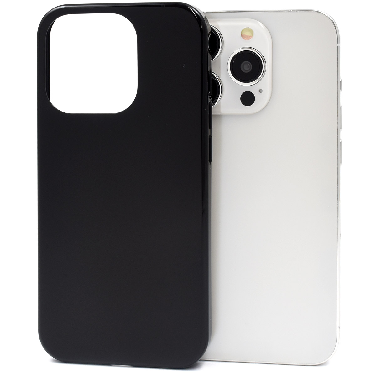 iPhone 15Pro (6.1インチ)専用  ソフトケース バックカバー TPU素材 カラー 無地 背面保護 アイフォンケース アイホンケース  iphone15 プロ | PLATA | 01