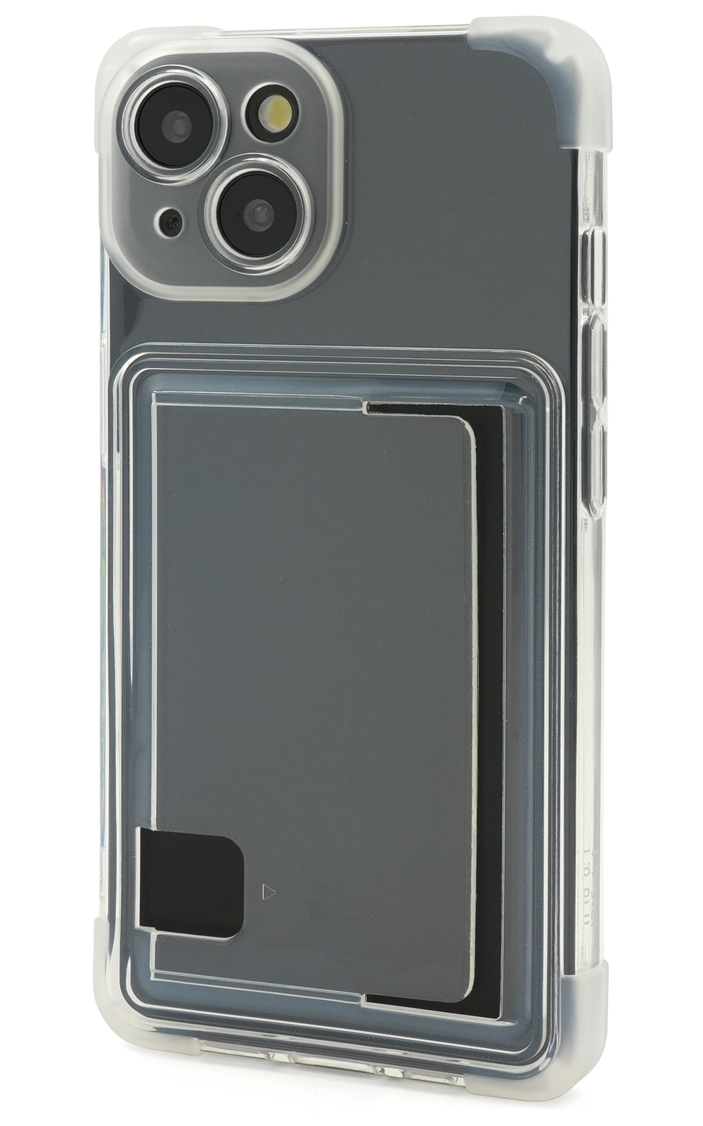 PLATA（プラタ） iPhone15シリーズ対応 ソフトクリアケース カード