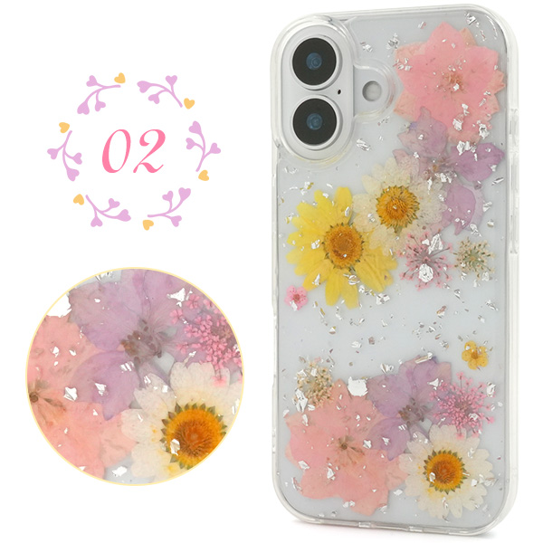 PLATA（プラタ） iPhone17 iPhone17Pro iPhone17ProMax 対応 押し花