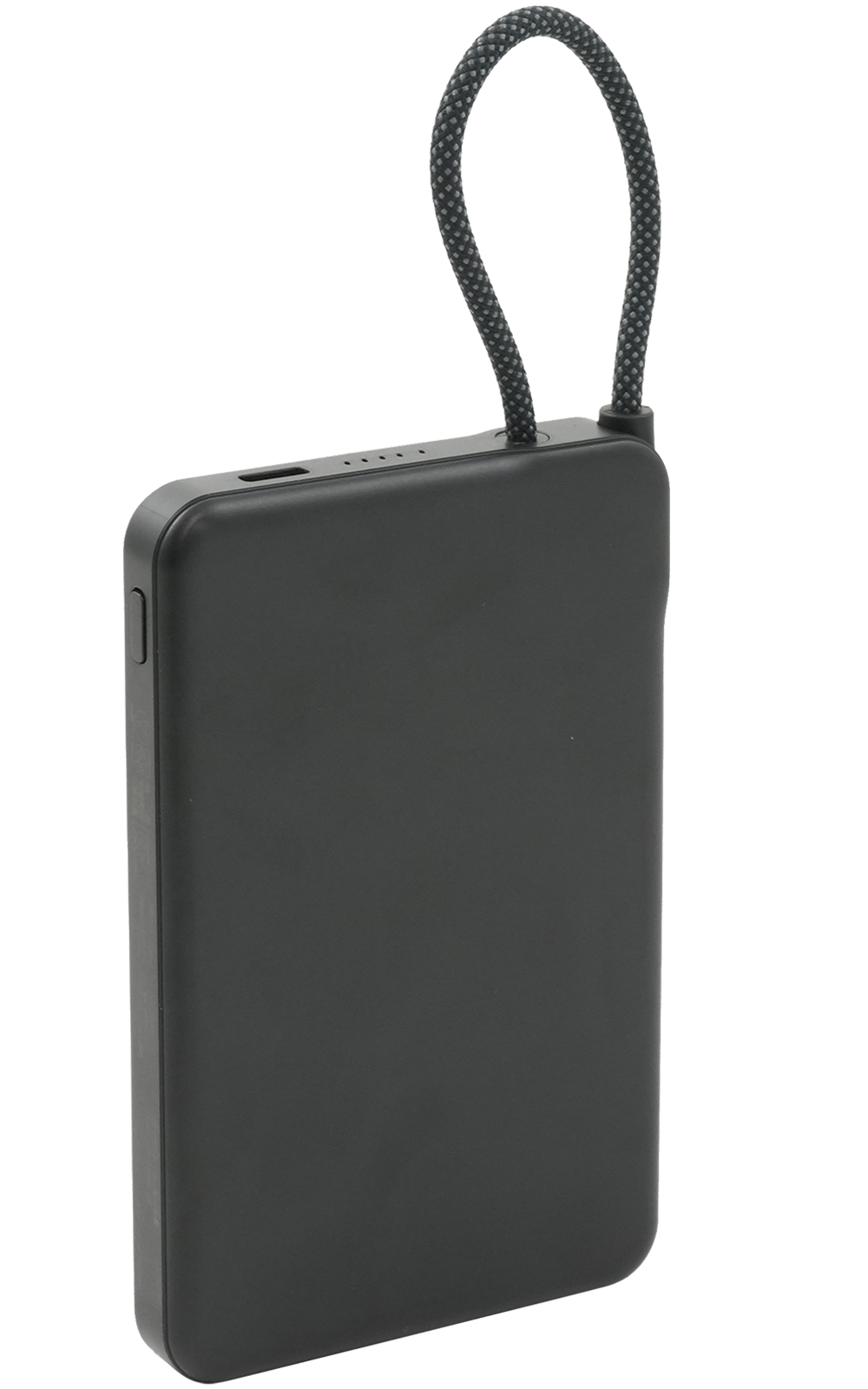 燃えにくい モバイルバッテリー 充電器 モバ充 ケーブル一体型 5000mAh 約115g 新世代 ゲルポリマー型電解質採用 半固体電池 PSE基準適合 発火爆発リスク大幅低 | ブランド登録なし | 01