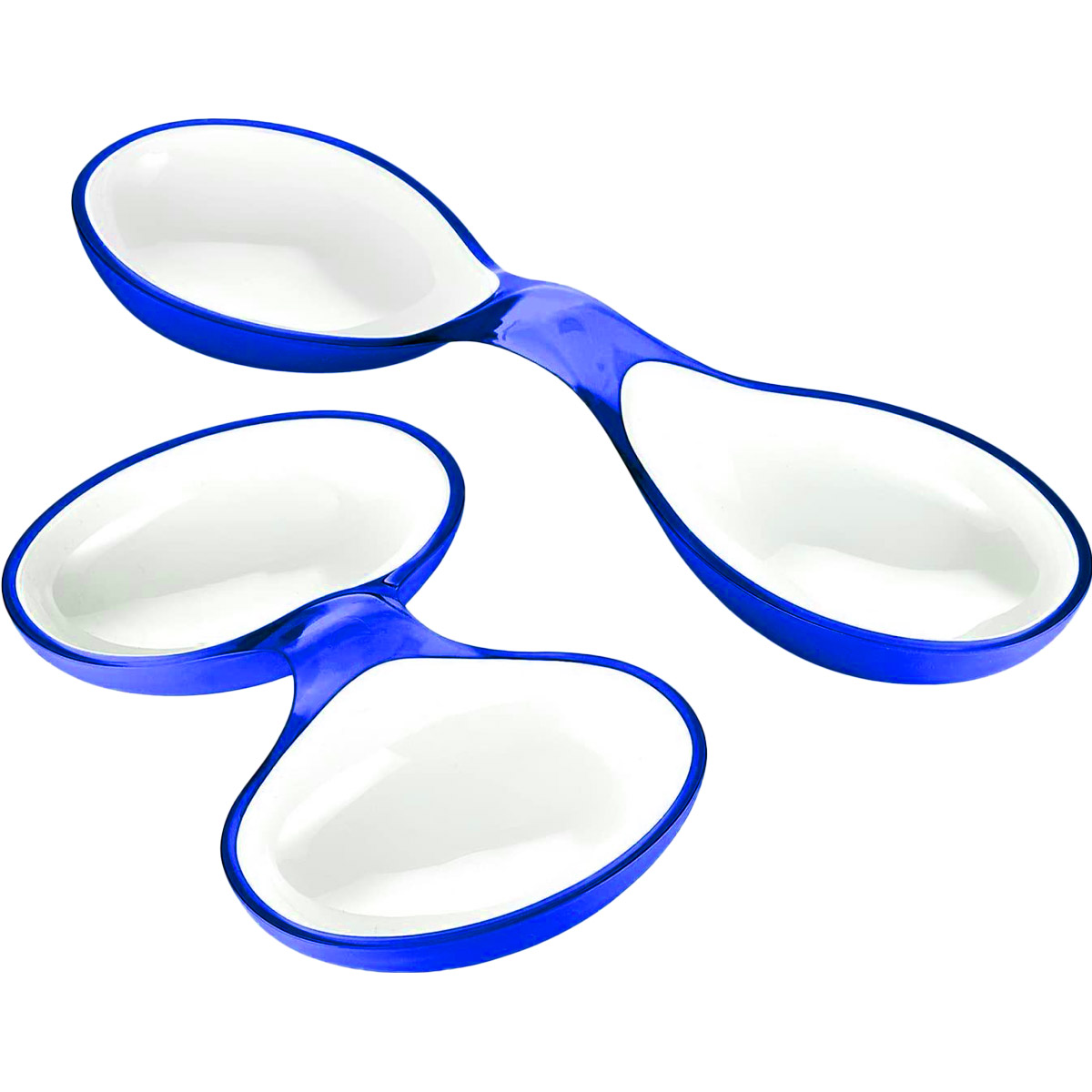 グッチーニ（guzzini） インターロックディッシュ 仕切り皿 オードブル