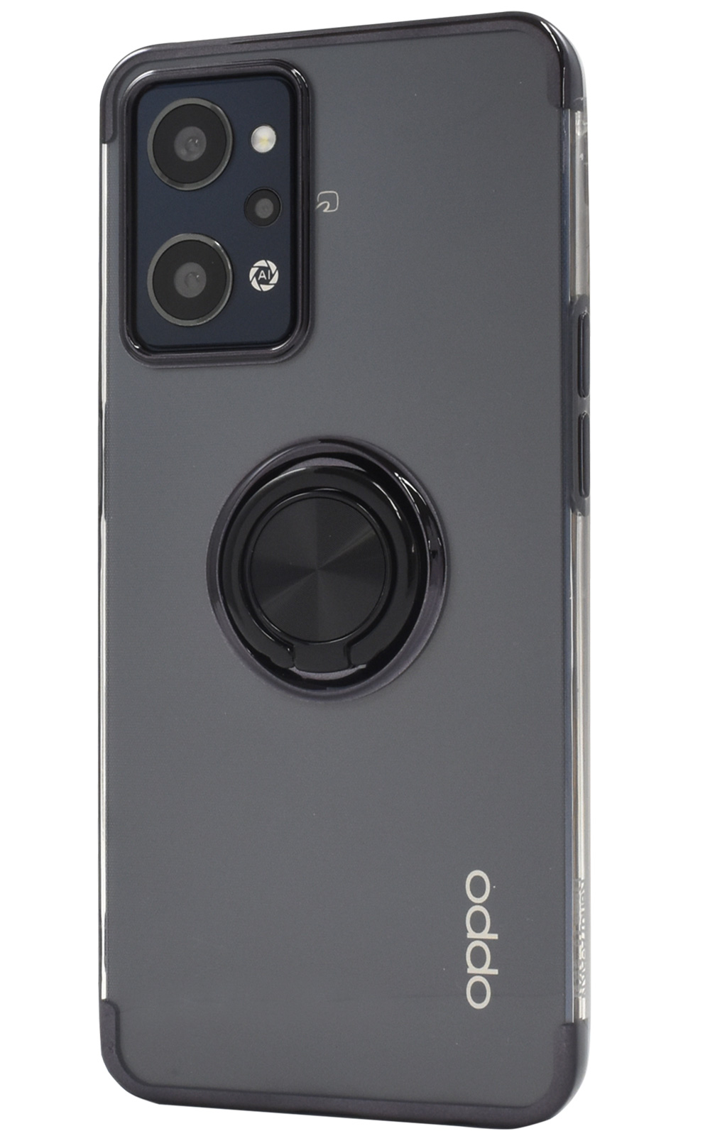 OPPO Reno7 A ブラック ケース付き OPPO Reno7 A ケース ハイブリッド 耐衝撃 衝撃吸収 ブラック