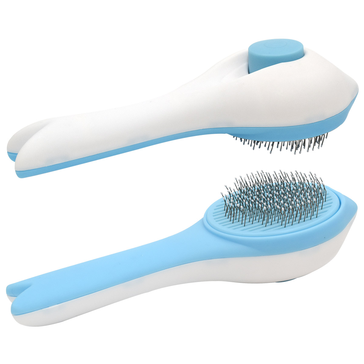 ペット用 スリッカーブラシ （ くの字 ソフトタイプ ） ペットケア用品