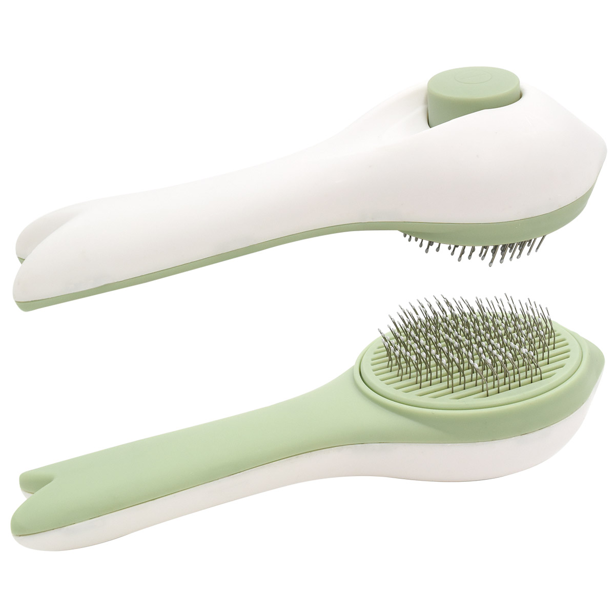 ペット用 スリッカーブラシ （ くの字 ソフトタイプ ） ペットケア用品