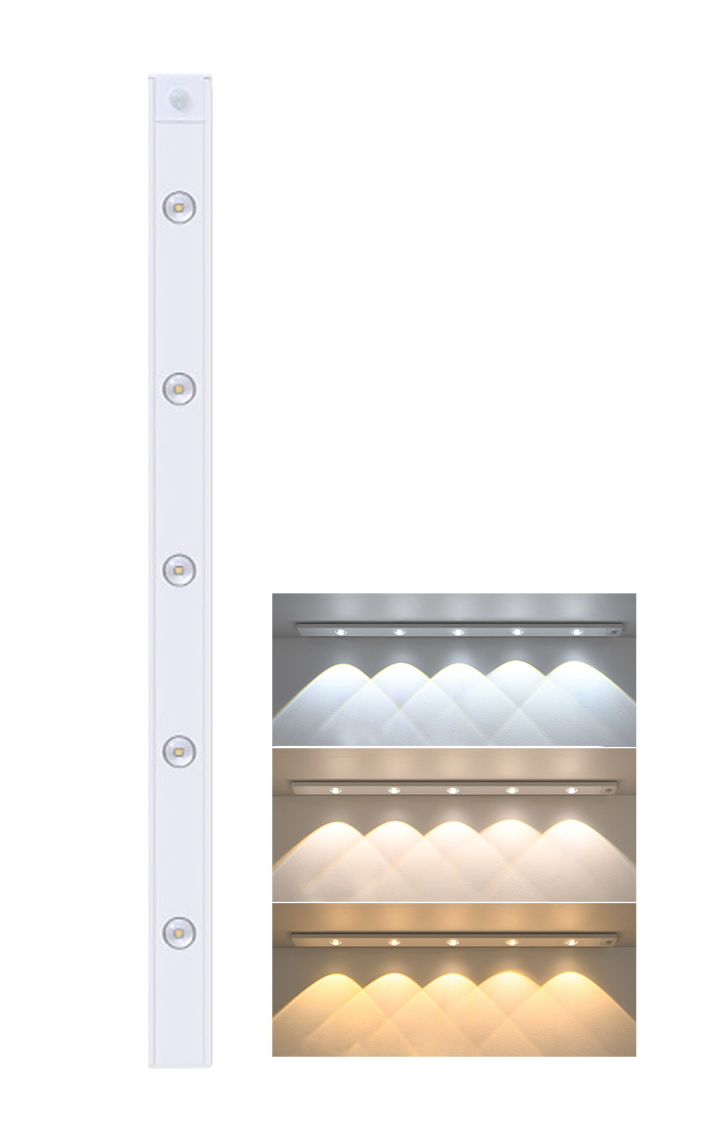 LEDライト LED バーライト 照明器具 人感センサー付き 選べる40cm/60cm