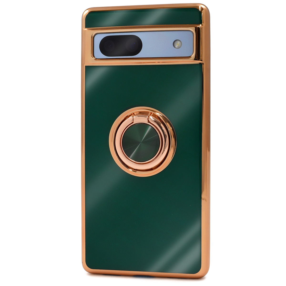 Google Pixel 7a本体 保護カバーと画面保護シート付き　シムフリー PLATA（プラタ） GooglePixel 7A 専用 メタリック バンパーケース