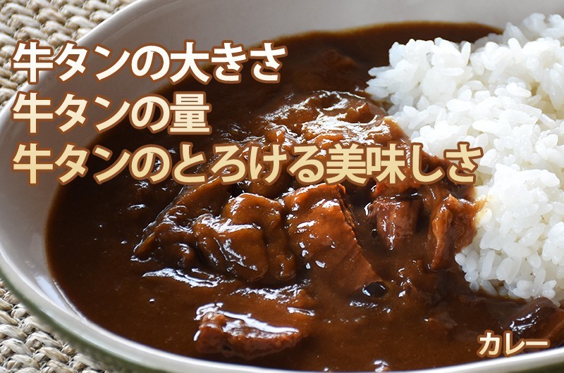 牛タンカレーと牛タンシチューのセット