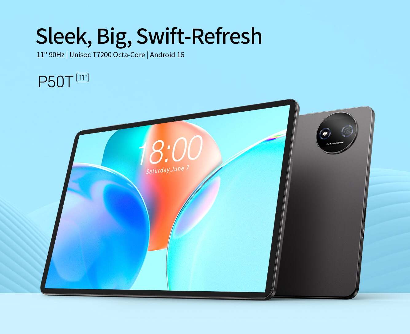 TECLAST 2026年新発売☆今だけケース付【Android16☆Wi-Fiモデル】GPS