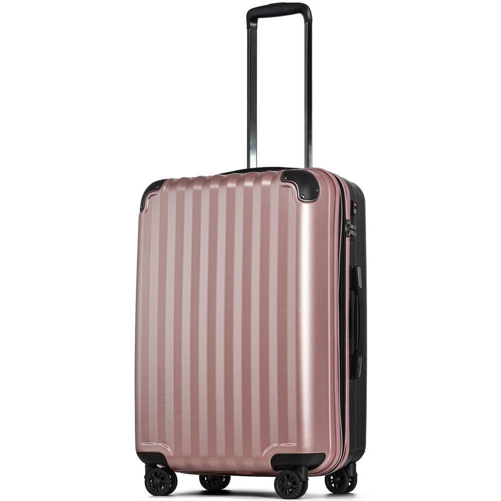 スーツケース キャリーバッグ Mサイズホワイト 36L 丸型 旅行用バッグ/キャリーバッグ 【超新作】