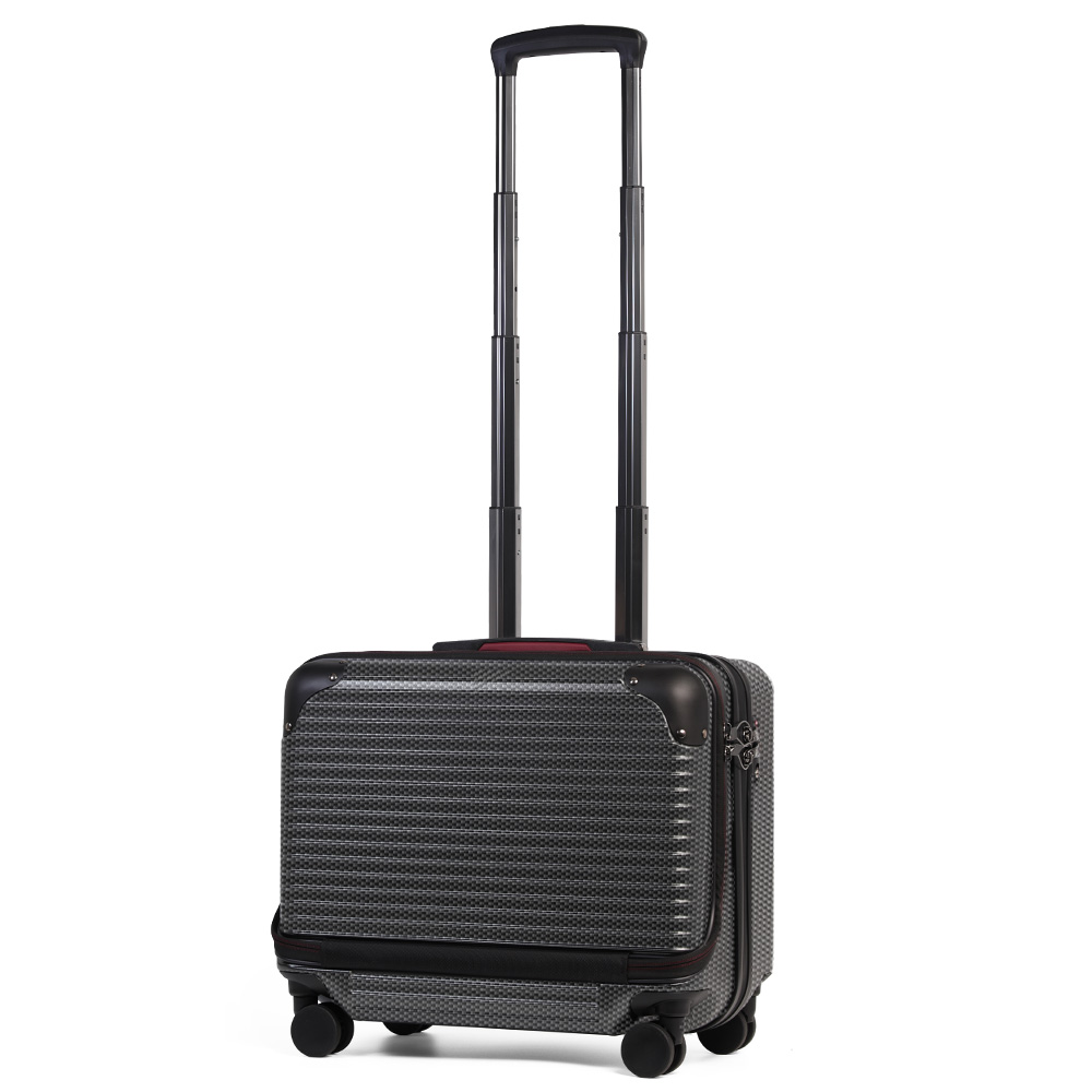 スーツケース キャリーケース ビジネスキャリー 機内持ち込み Sサイズ フロントオープン 横型 静音 出張 研修 PCポケット フロントポケット キャリーバッグ 爆買 | PROEVO | 04