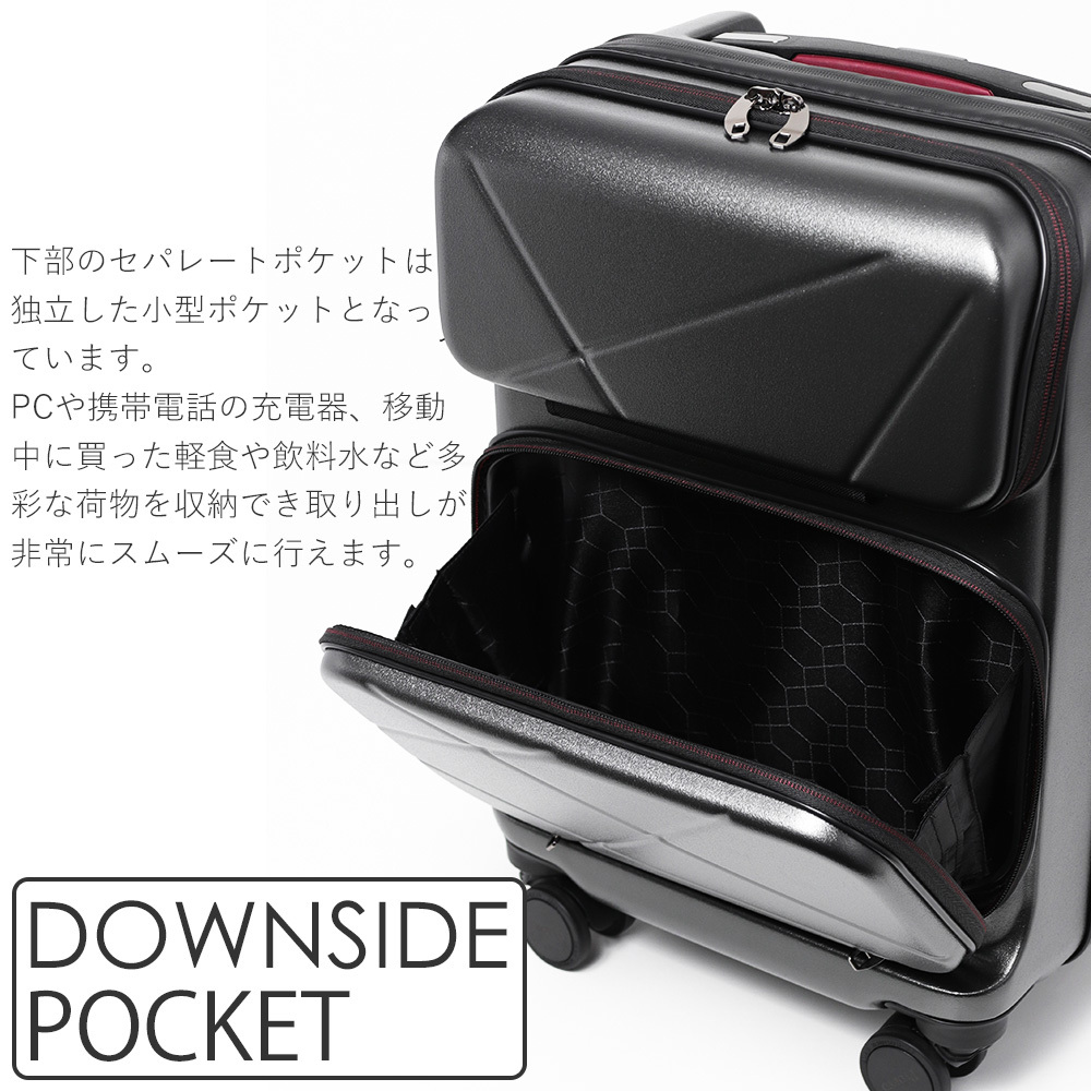 スーツケース 機内持ち込み フロントオープン 小型 軽量 機内持込 