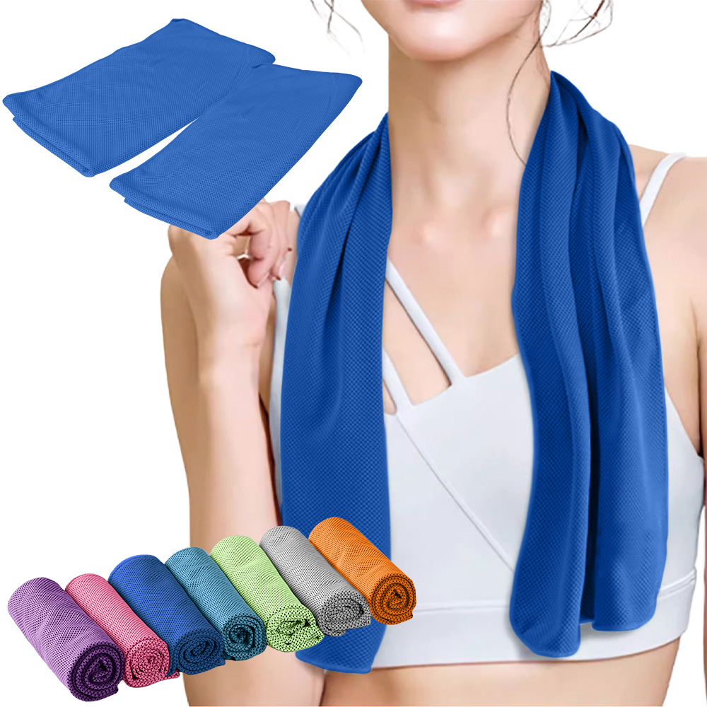 [220円〜/枚] 冷感タオル 1枚・2枚・4枚セット 冷たい 外作業 熱中症対策 冷たいタオル クールタオル 冷却タオル 冷えるタオル ひんやりタオル 吸汗速乾 |  | 02