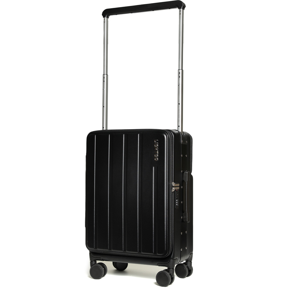 スーツケース キャリーケース 機内持ち込み s sサイズ フロントオープン 小型 軽量 静音 おしゃれ TSA アルミ フレーム｜tabi｜02