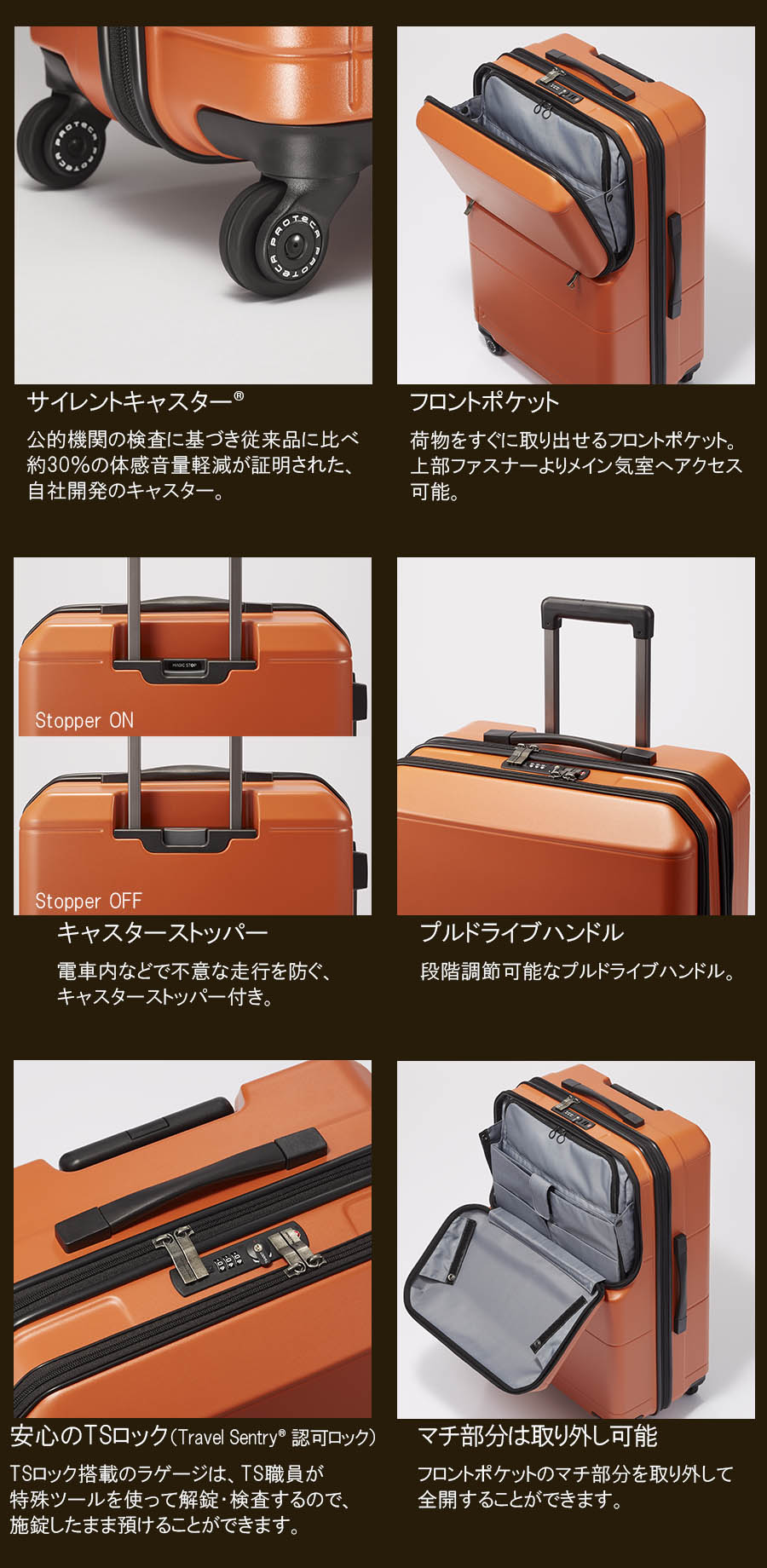 ProtecA スーツケース キャリーケース 正規品 5泊 7泊 ACE PROTECA ProtecA スーツケース キャリーケース 正規品 5泊 7泊 ACE PROTECA