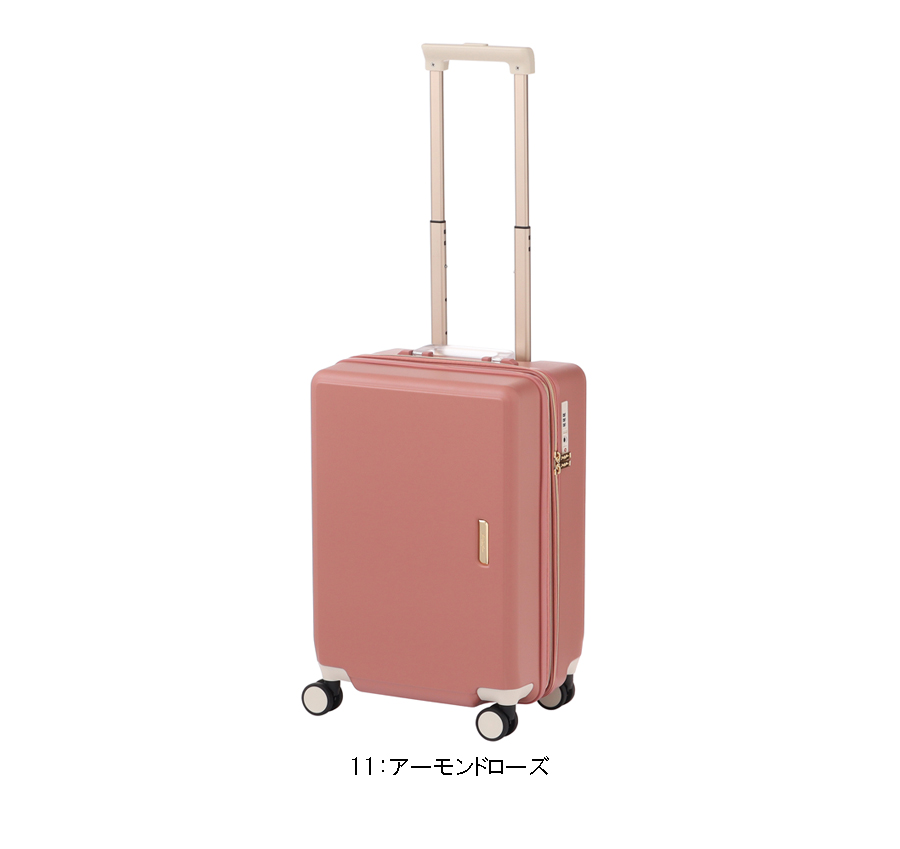 【機内持ち込み】【送料無料】エース Jewelna Rose(ジュエルナローズ) シャームトローリー 36L 05201 スーツケース ジッパーキャリー エキスパンダブル 容量拡張｜tabigoods｜08