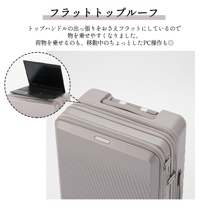 ace. スーツケース キャリーケース 正規品 W&.Day Night ピーロ 52L