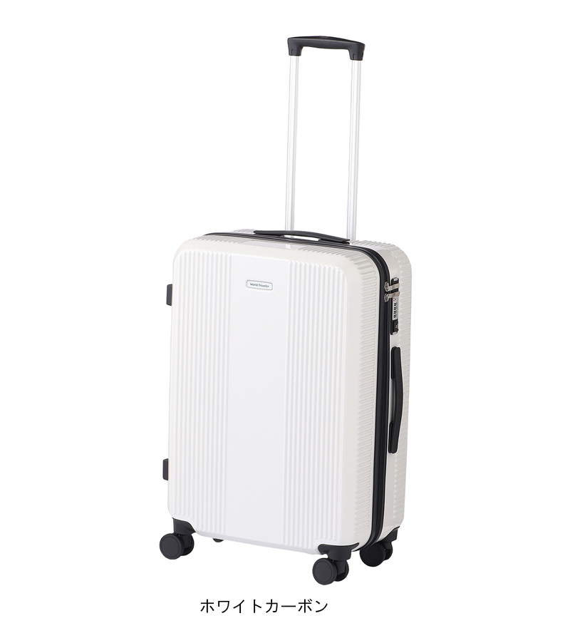 【新品】ACE スーツケース　ベベル　63L ホワイト　軽量 Ace ＼20％OFF＆さらに10％OFFクーポン付／ ACE エース スーツ