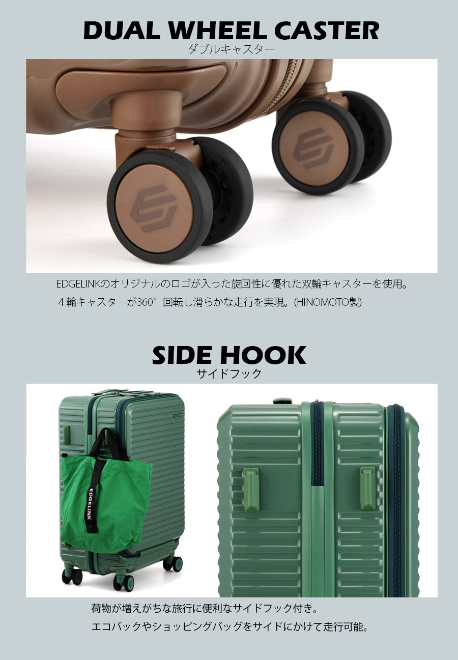 ace. GENE LABEL スーツケース キャリーケース 正規品 3泊 5泊 エース