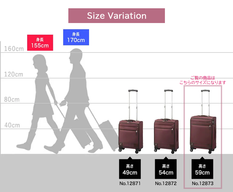 ProtecA スーツケース キャリーケース 正規品 2 - 3泊 ACE PROTECA