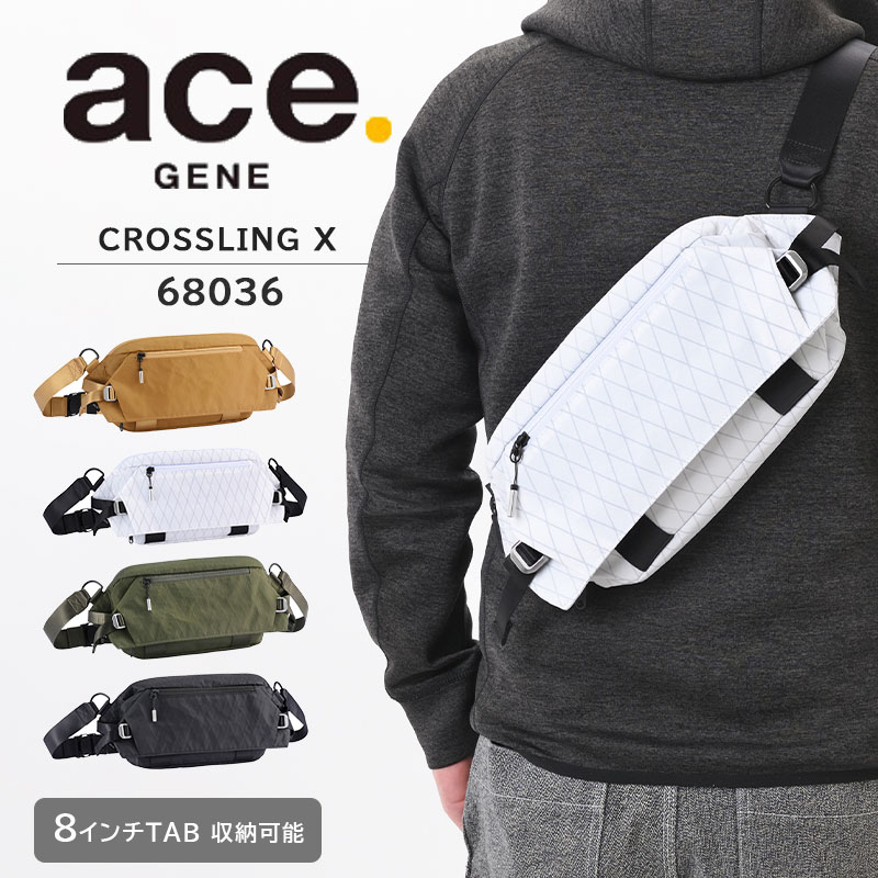 ace. GENE LABEL 送料無料 正規品 エース クロスリングX ボディバッグ