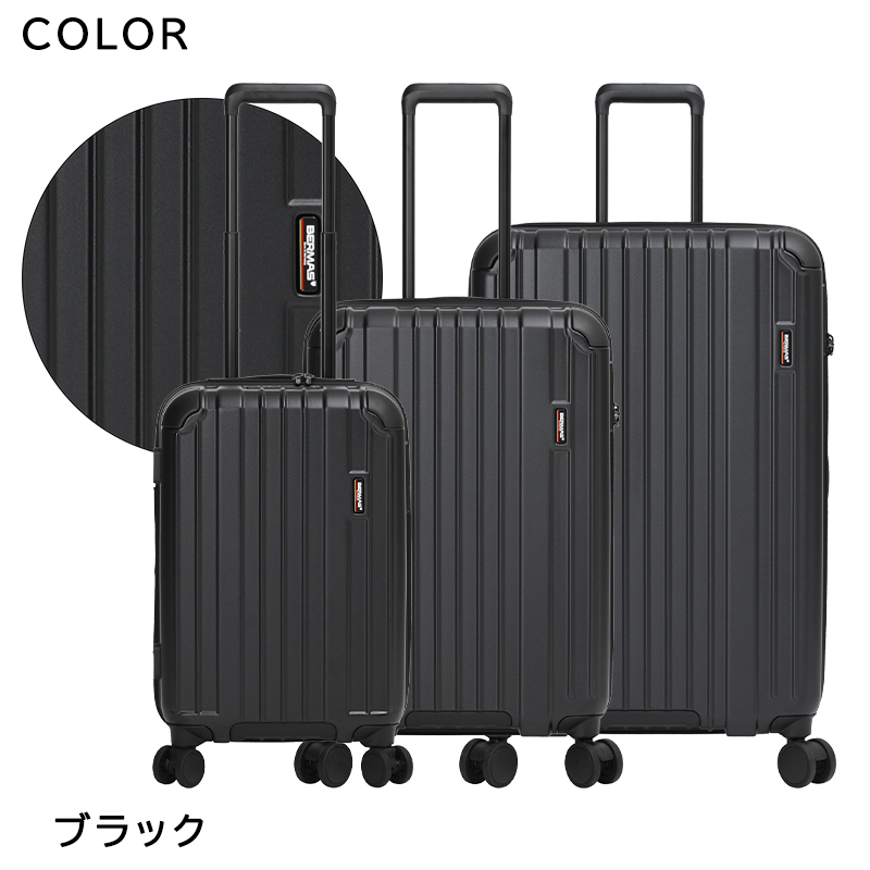 スーツケース キャリーケース 機内持ち込み 正規品 バーマス ヘリテージ3 Sサイズ 37L 防犯ジッパー ダブルキャスター 静音 60540の画像
