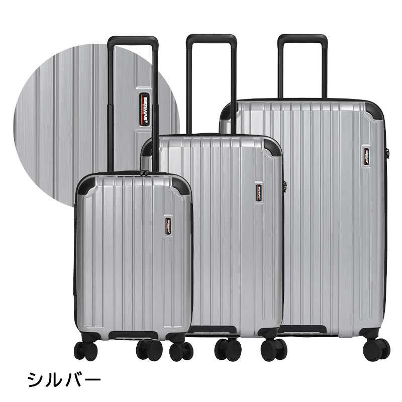 スーツケース キャリーケース 機内持ち込み 正規品 バーマス ヘリテージ3 Sサイズ 37L 防犯ジッパー ダブルキャスター 静音 60540の画像