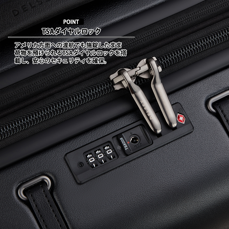 DELSEY（デルセー） 送料無料 正規品 スーツケース カデンス スーツ