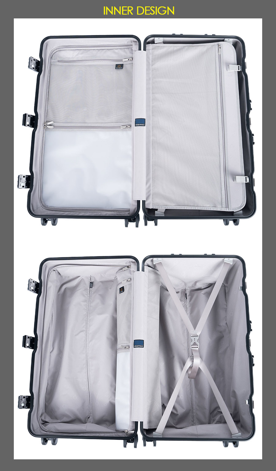 GoogleVIP限定品GTR ALUMINUM CARRIER キャリーケース アジア・ラゲージ スーツケース キャリーケース 正規品 手荷物預け無料