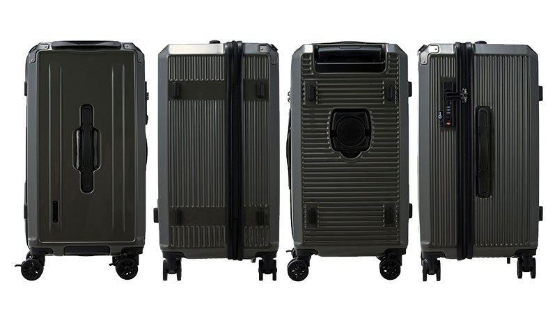 良品　シフレ　エスケープ　90L　スーツケース　キャリーバッグ　5輪　鍵　TSA Siffler 【送料無料】シフレ siffer スクエア型 90L HPL2307-L
