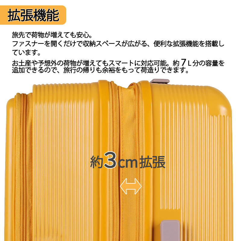 actus color's スーツケース キャリーケース 正規品 ACTUS 5W1H 74