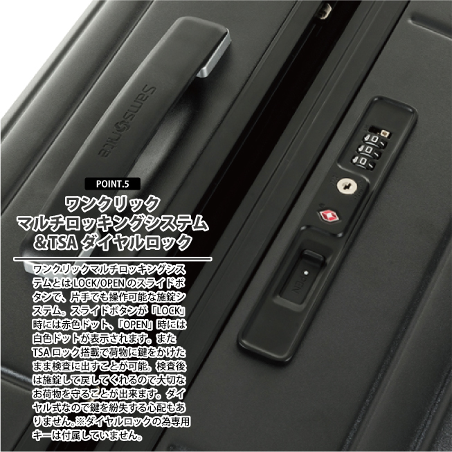 Samsonite スーツケース サムソナイト ライトフレーム Mサイズ