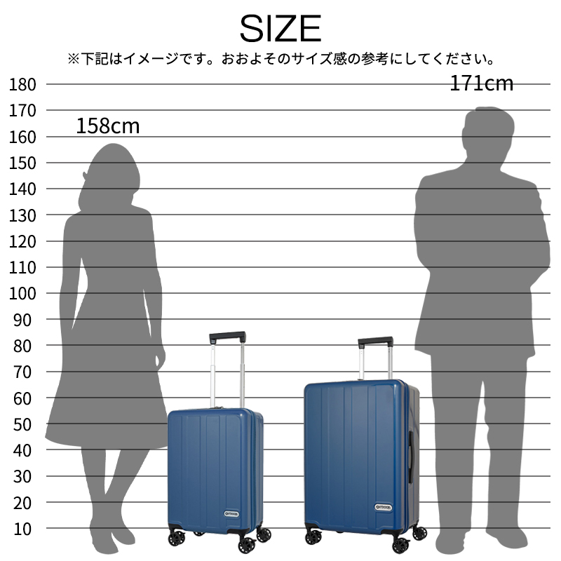 OUTDOOR PRODUCTS（アウトドアプロダクツ） スーツケース キャリー
