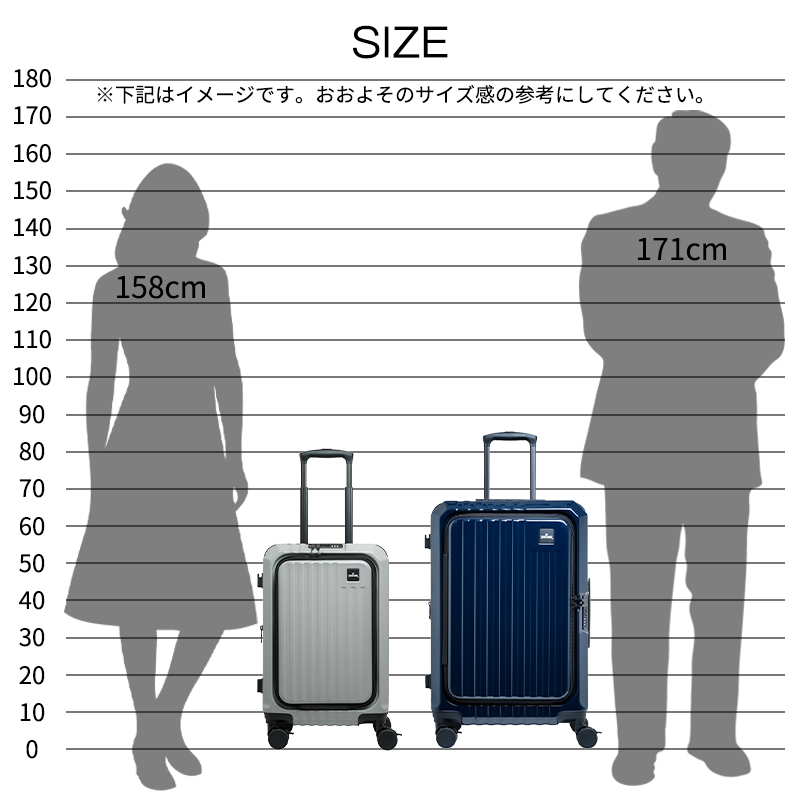 LOJEL（ロジェール） スーツケース キャリーケース 機内持ち込み 正規