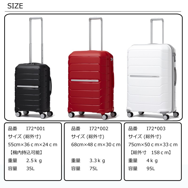 スーツケース サムソナイト Samsonite 35L 機内持ち込み キャリー