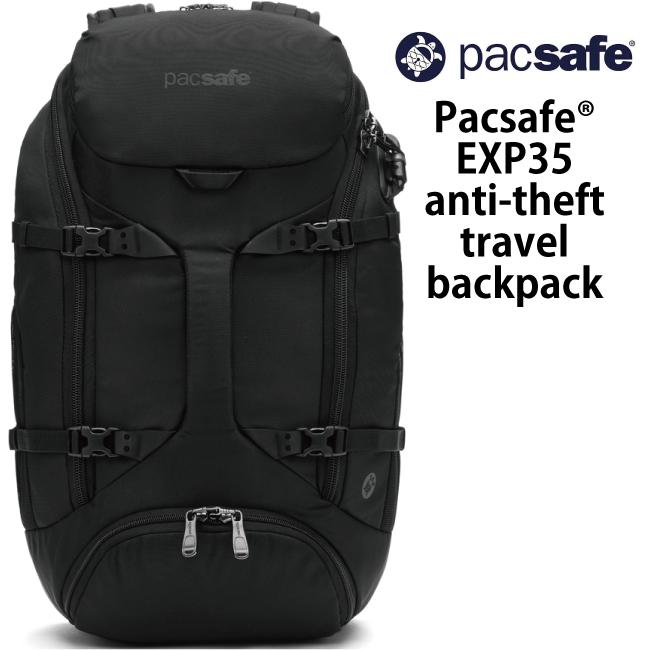 Pacsafe / パックセーフ EXP35 anti-theft travel backpack【 EXP35 トラベルバックパック 】 リュック ビジネス 旅行 アウトドア｜tabigoods