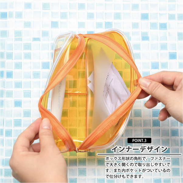 サクラクレパス 商品 コラボ カラフル ビニールポーチ S キャラクター