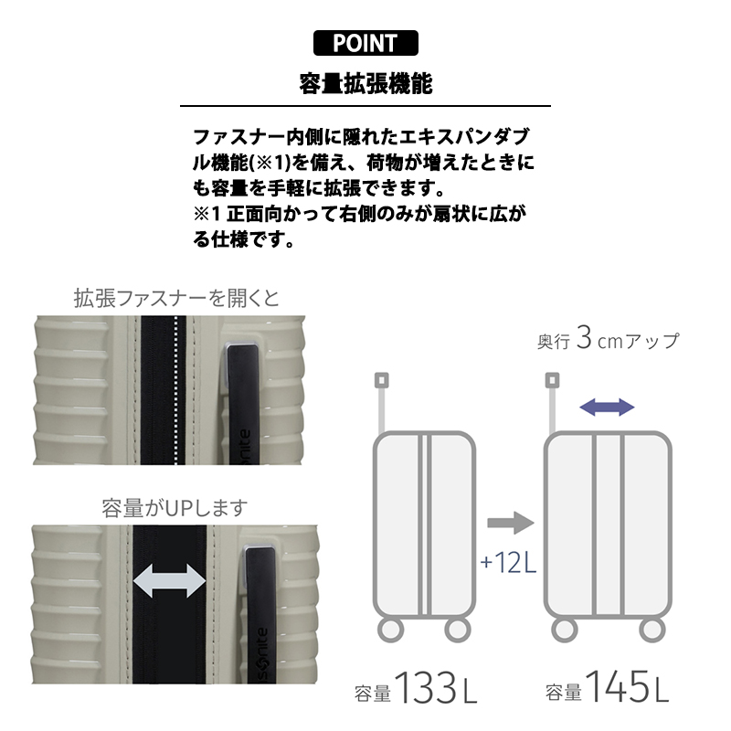 Samsonite（サムソナイト） 送料無料 正規品 スーツケース アップ
