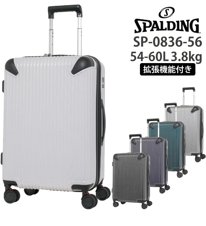 SPALDING スポルディング 拡張機能付き ハードキャリー SP-0836-56 54