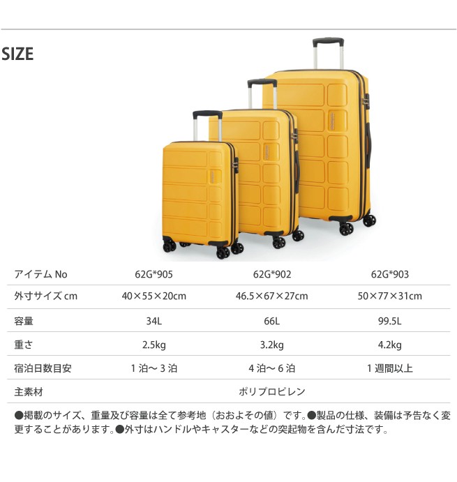 スーツケース サムソナイト Samsonite 34L 機内持ち込み キャリーケース 1-2泊用 4輪 TSAロック アメリカンツーリスター  サマースプラッシュ 62G*905