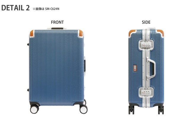 スーツケース スイスミリタリー SWISS MILITARY 64L キャリーケース 5〜7泊用 4輪 TSAロック TYPE-C フレームハードキャリー  SM-C624N : sui002 : 旅行用品の専門店 コンサイス - 通販 - Yahoo!ショッピング