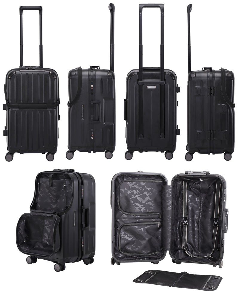 スーツケース サンコー SUNCO 45L キャリーケース 3-5泊用 4輪 TSA