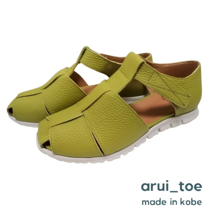 arui_toe 5080 ブラック 本革軽量グルカサンダル 送料無料 あるいとう 